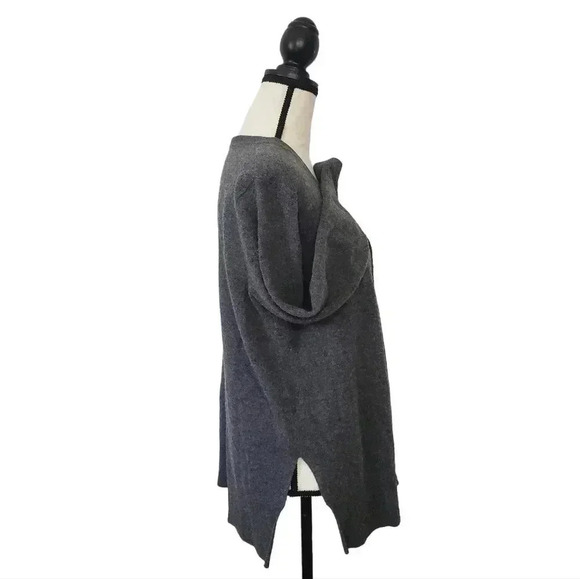 Oats Cashmere by Debra Hayburn Gray Cardigan - Picture 2 of 5